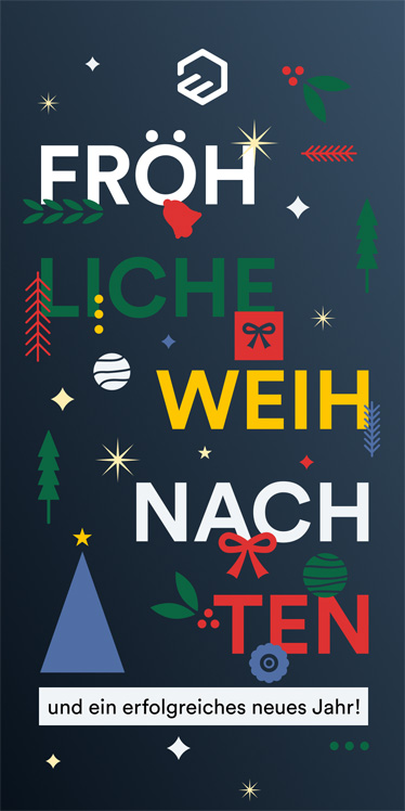 Weihnachtskarte Seite 1